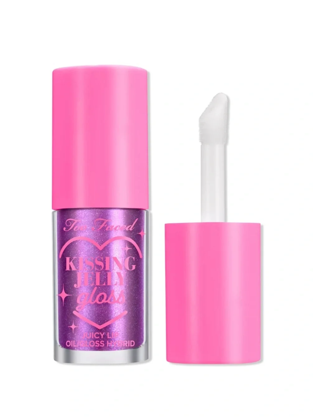 Too Faced Kissing Jelly Gloss Juicy Lip Oil Gloss Hybrid: Birthday Kiss